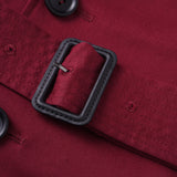 Nupe Crimson Trench Coat - PREORDER