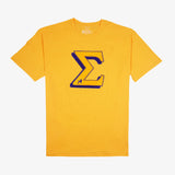 SGRho Premium Yellow Gold Double Chenille Patch T-Shirt