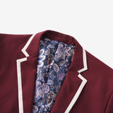Kappa Crimson & Cream Rowing Blazer (Made to Measure 4-6 week)