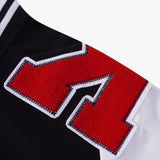 Kappa Black & White Cotton Varsity Jacket 2.0