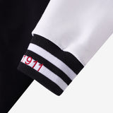 Kappa Black & White Cotton Varsity Jacket 2.0