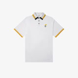 Alpha Yellow Rose White Polo