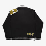 Alpha All Black Cotton Varsity Jacket 2.0