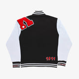 Stylish Two-Tone Varsity Jacket