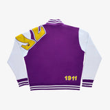 Top-Quality Purple Varsity Coat