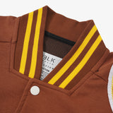 Iota Brown & Gold 60th Anniversary Special Cotton Varsity Jacket 2.0