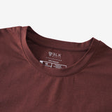 Iota Premium Brown Double Chenille Patch T-Shirt