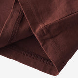 Iota Premium Brown Double Chenille Patch T-Shirt