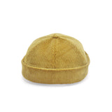 Alpha Gold Brimless Corduroy Hat