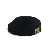 Alpha Black Brimless Corduroy Hat