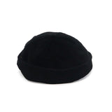 Alpha Black Brimless Corduroy Hat
