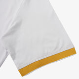 Alpha Yellow Rose White Polo