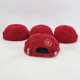 Kappa Crimson Brimless Corduroy Hat