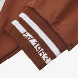 Iota All Brown Cotton Varsity Jacket 2.0
