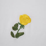 Alpha Yellow Rose White Polo