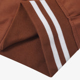Iota All Brown Cotton Varsity Jacket 2.0