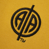 Alpha Exclusive & Proprietary Logo Gold Polo