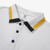 Alpha Exclusive & Proprietary Logo White Polo