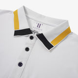 Alpha Yellow Rose White Polo