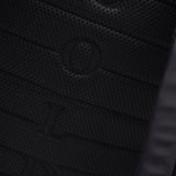 Alpha Black & Brown Hitch Backpack in Exclusive ΑΦΑ Embossed Logo and ICE Monogram