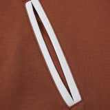 Iota All Brown Cotton Varsity Jacket 2.0