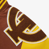 Iota Brown & Gold 60th Anniversary Special Cotton Varsity Jacket 2.0