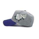 Sigma Grey Crown White Rose SnapBack