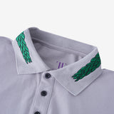 Best Cotton-Silk Blend Polo in Pewter Grey