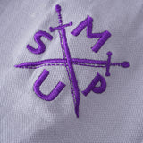 Luxury Pewter Polo with MSPU Sleeve Detail