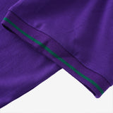 Elite Purple Embroidered Polo