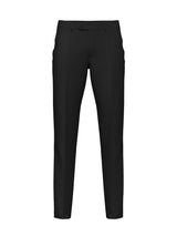 Alpha Black Wool Suit Pants