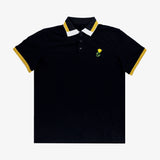 Alpha Yellow Rose Black Polo
