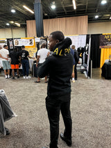 Stylish Black Organization Hoodie