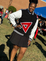 Classic Black White Varsity Jacket