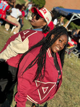 Best Warm Red Fleece Varsity Jacket