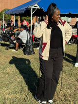 Best Red White Fashion Varsity Coat