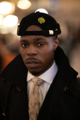 Alpha Black Brimless Corduroy Hat