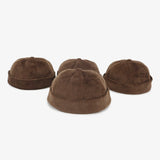 Iota Brown Brimless Corduroy Hat