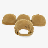 Iota Yellow Brimless Corduroy Hat