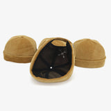 Iota Yellow Brimless Corduroy Hat