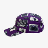 Purple Artwork 5-Panel Corduroy Hat
