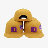 Stylish Gold Violet Flower Cap