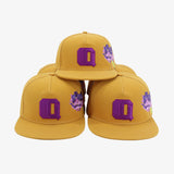 Gold Embroidered Q Shadow Cap