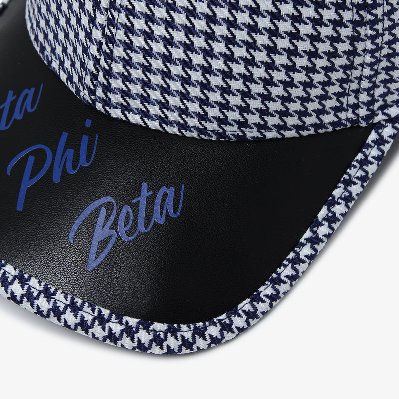 Zeta Houndstooth Cap (Pre-Order)