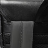 Alpha All Black Hitch Backpack in Exclusive ΑΦΑ Embossed Logo and ICE Monogram