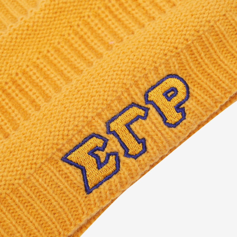 SGRho Satin Line Puff Beanie