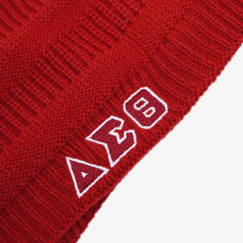 Delta Satin Line Puff Beanie