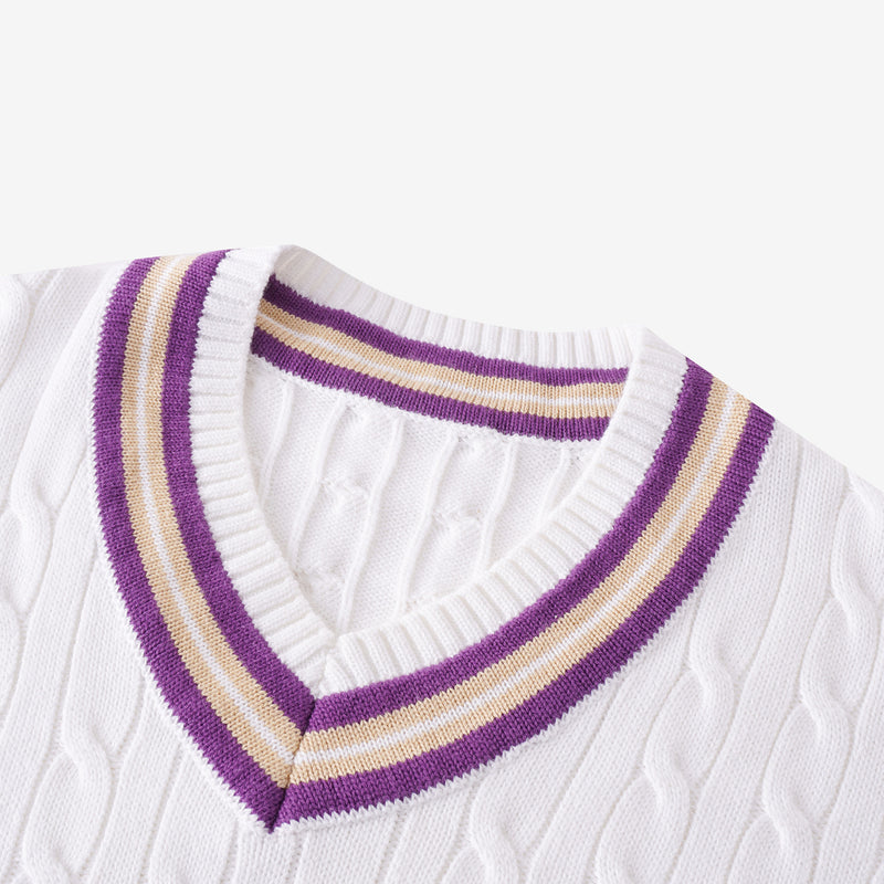 Tenetsu V-Neck Cashmere Cricket Sweater – Tenets