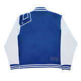 Zeta Blue & White Cotton Varsity Jacket 2.0