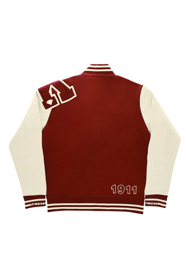 Kappa Crimson & Cream Cotton Varsity Jacket 2.0
